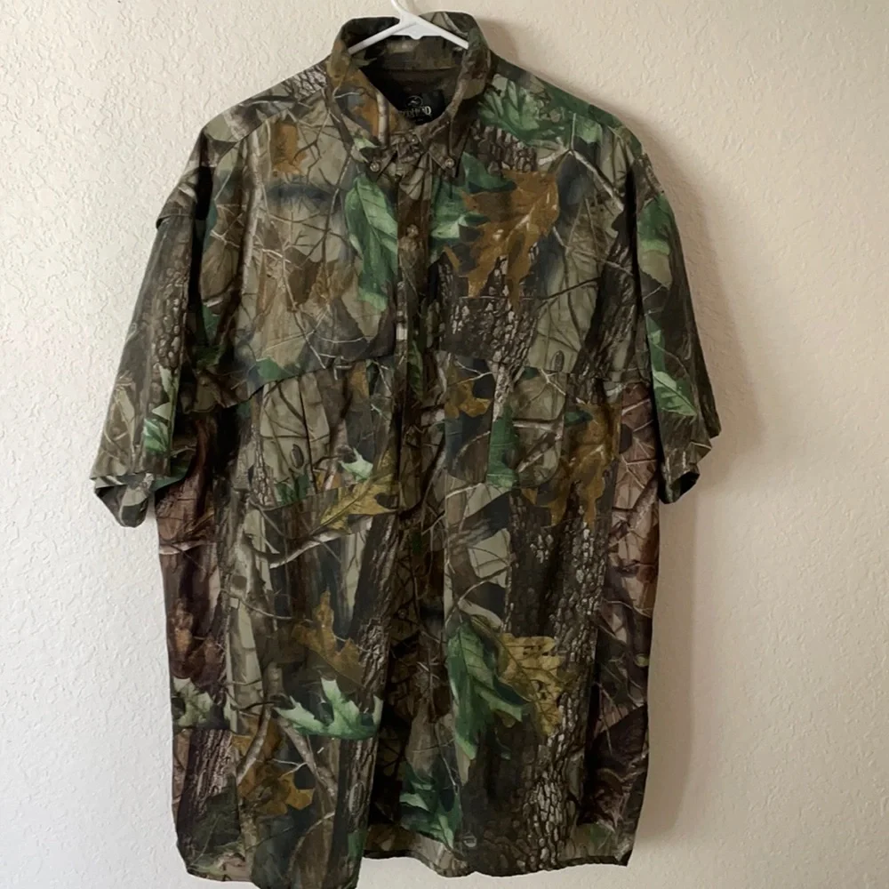 RedHead Men’s Camouflage Short Sleeve Shirt Size XL. Please Red Description - Picture 1 of 10